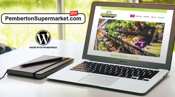 Local Supermarket Web Design